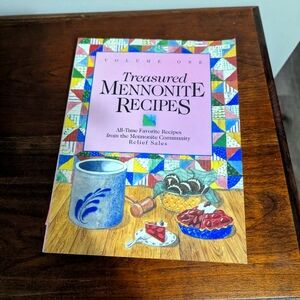 Treasured Mennonite Recipes Cookbook - Multicolor 1992. Volume 1